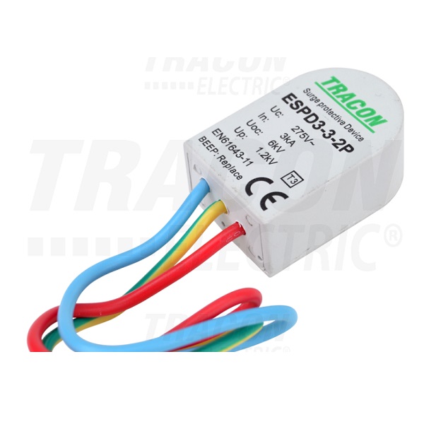 Mini Scaricatore Sovratensione Tipo 3 1P+N 230Vac Da Incasso